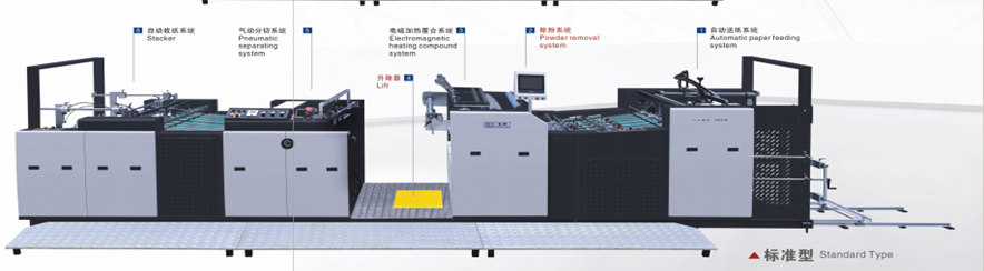 YFMA-850 1050Laminatrice per film termico ad alta velocità completamente automatica singola o doppia faccia opzionale